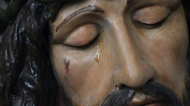 Jesús llorando imagen